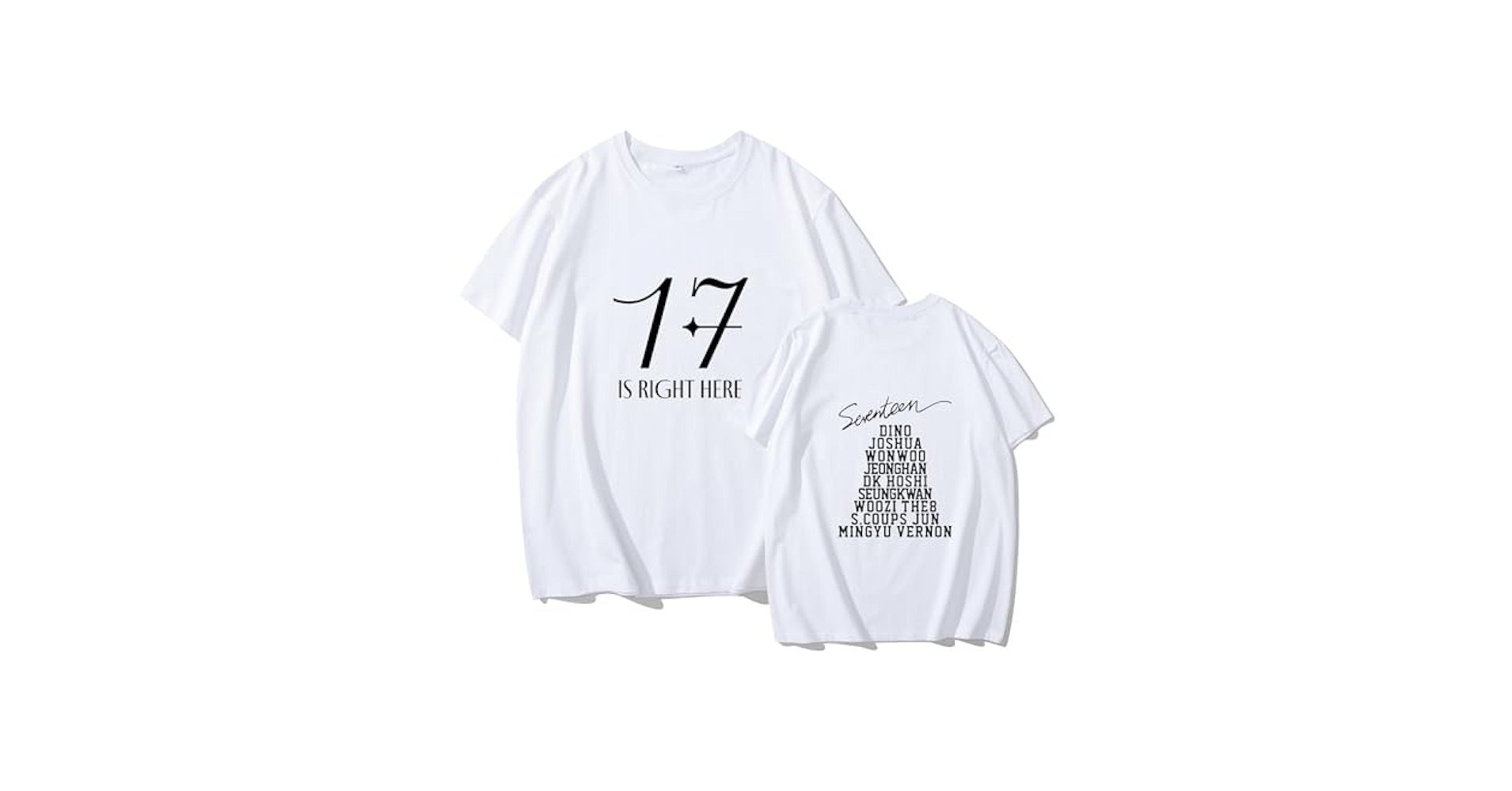 SEVENTEEN RIGHT HERE Tシャツ Lサイズ Amazon.com: Thyoeun Seventeen Merch,Seventeen New Album 17