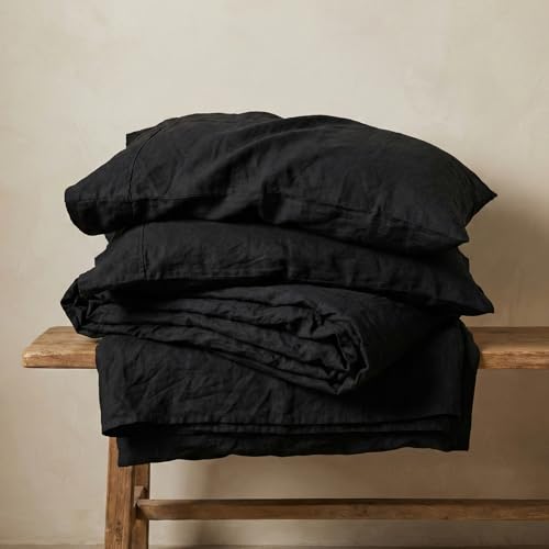 The Tangerine Store Pure Linen Luxe - Set di lenzuola