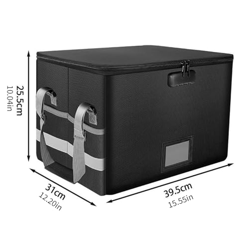 Boîte de classement résistante à la chaleur porte-documents robuste et portable