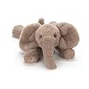 Jellycat Smudge Elephant Stuffed Animal, Medium 9.5 inches - Elephant Plush Toy - Classic Children's Gift