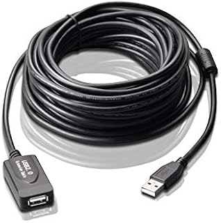 USB 2.0 Extension Cable 30Ft,USB 2.0 Extender Cord Type A Male to A Female for Printer, Keyboard, Game Console,Loudspeaker, scanners, Security Camera and More (30Ft/10M)