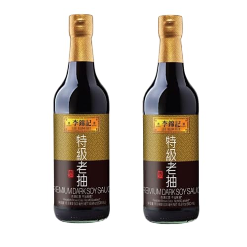 YIJIA | Pack 2x500ml Salsa de soja (clara premium, oscura) (Salsa soja Oscura)