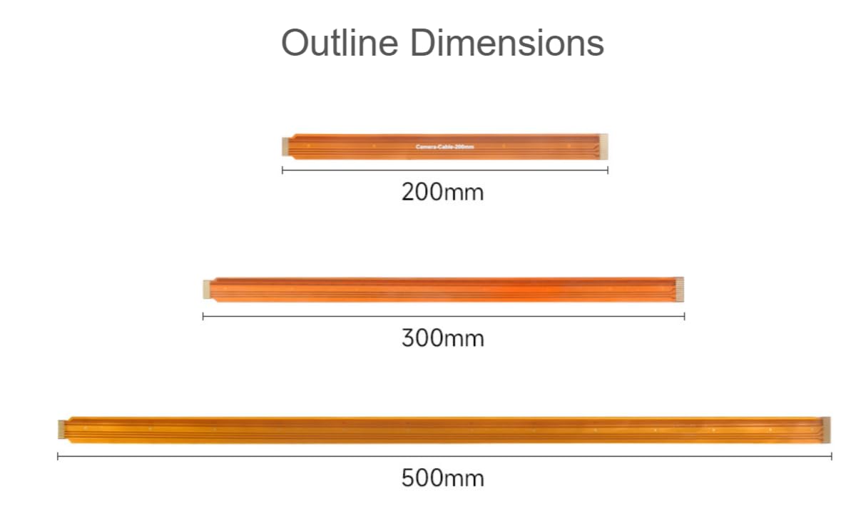 TUOPUONE CSI - Cable flexible FPC compatible con Raspberry Pi 5 opciones de 22 pines a 15 pines para 300 mm, adecuado para módulos de cámara CSI, película de blindaje EMI negra en ambos lados