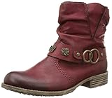 Damen Stiefel/Stiefelette Rieker Damen 74798 Kalt gefüttert Classics Halbschaft Stiefel und Stiefeletten, Rot (wine/35), 38