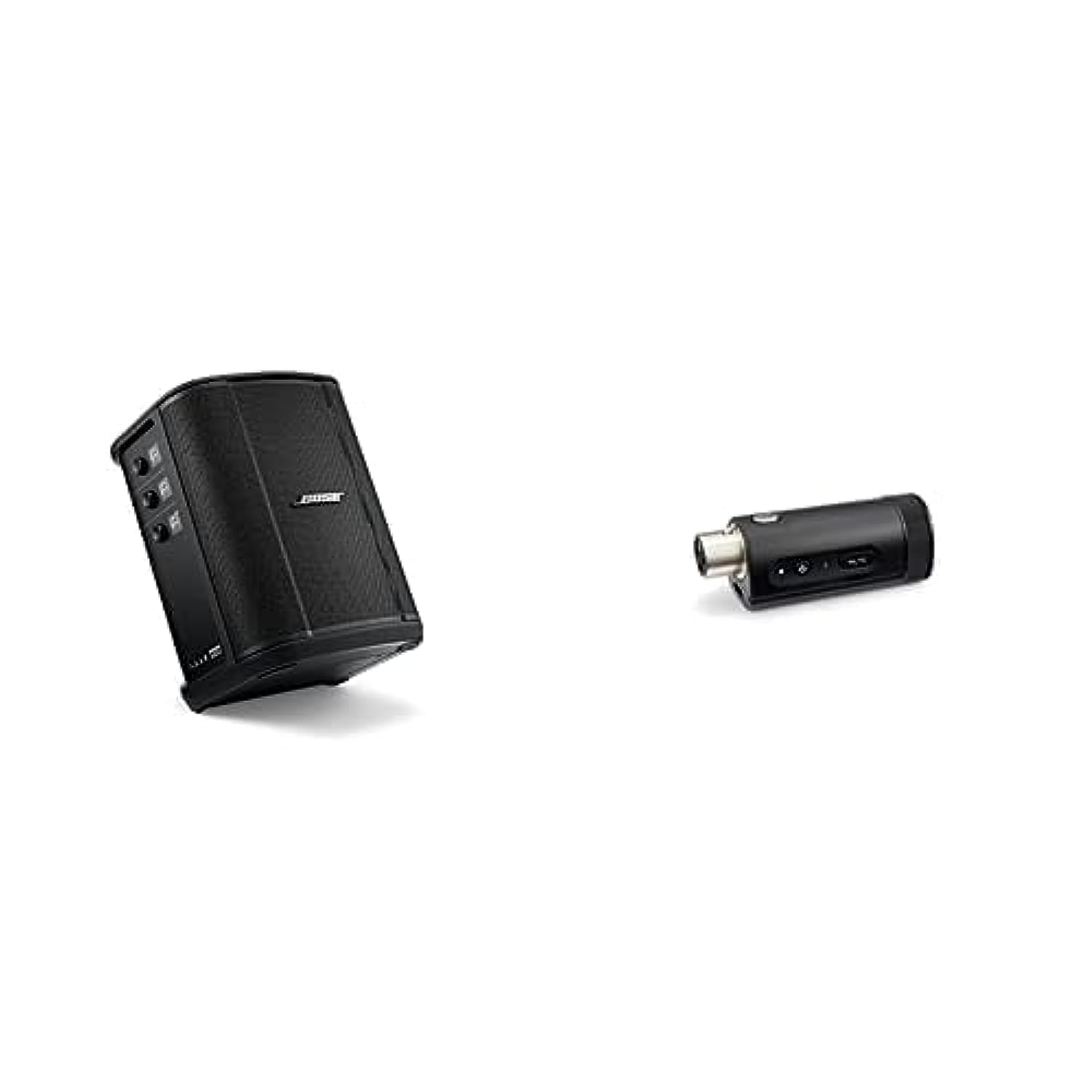 New Bose S1 Pro+ All-in-one Powered Portable Bluetooth Speaker Wireless PA System, Black + XLR Transmitter