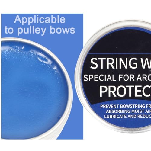 Archery Bow String Wax 2pcs Compound Bowstring Wax Reducing Friction Protective Rail Lube Bow Wax Accessories for Recurve - Image 2