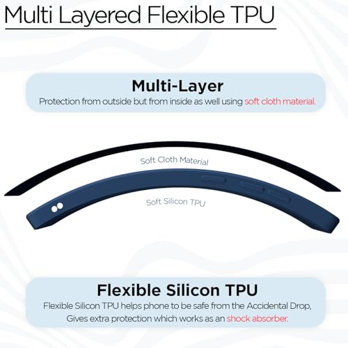 Image of Outlouders Back Cover for OnePlus Nord 5 5G | Camera Protection | Durable Soft Matte Silicone Bumper Case (Blue)