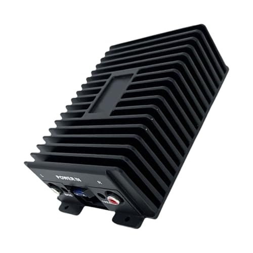 Oxtxuzdm Amplificateur Car 4x80W Amplificateur Puissance MF80.4 pour Le Traitement Auditif À Quatre Canaux Amplificateur DSP en Aluminium Sound Personnalisable