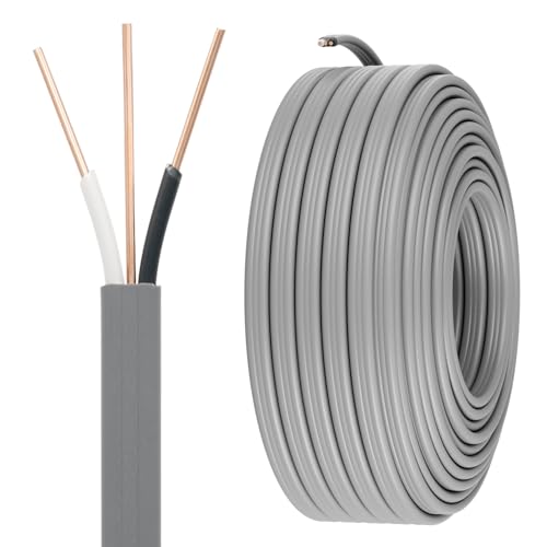 FIRMERST 14/2 UF Wire Outdoor Direct Burial Underground Feeder Cable 100ft ETL Listed