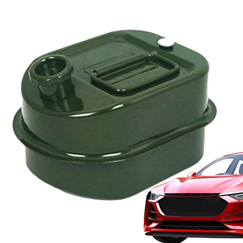 Kanister - Transportkanister, Kanister F uel Kanister | Edelstahl Quadratischer Kraftstoffbehälter, Vehical Can mit Drei Bar Griff, Auslaufsicherer Diiesel Tank Geeignet für Transport