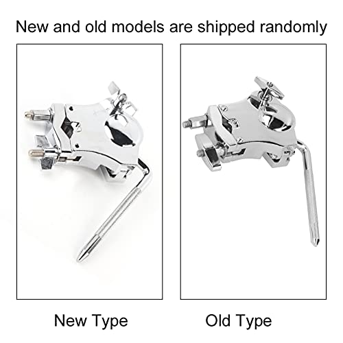 L Rod Cowbells Cymbal Clamp, Zinc Alloy Drum Rack Mount Bracket, Adjustable Percussion Drum Set Cowbell Bracket for Jam Blocks,Tambourines miniatura 5