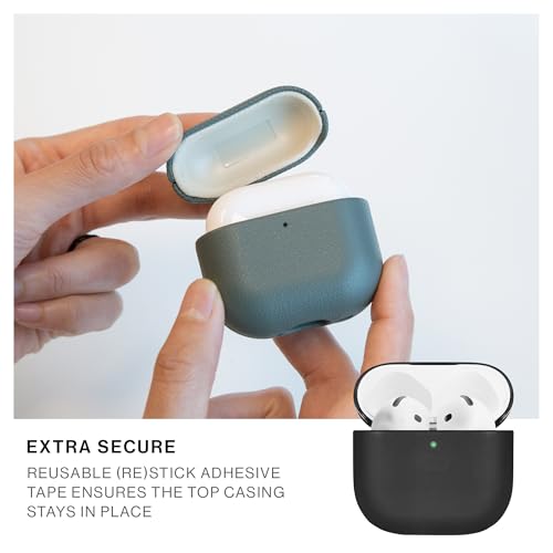 Native Union (Re) Classic Case do AirPods 4 – wysokiej jakości wytrzymałe i pochodzące z recyklingu materiały – solidna ochrona – obsługuje bezprzewodowe ładowarki – kompatybilne z AirPods 4 (czarne)