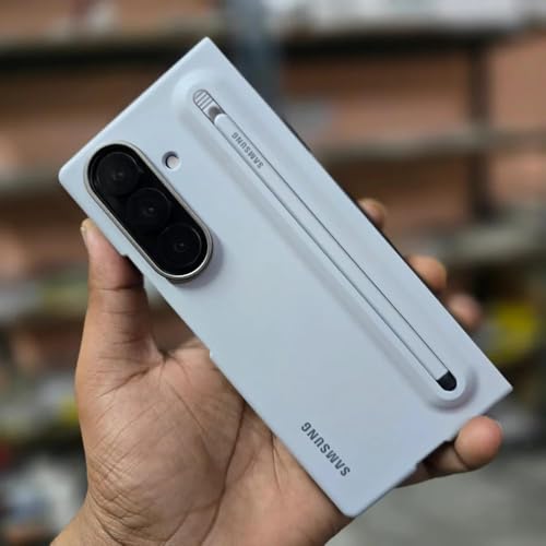 Image of Magnetic Original for Samsung Galaxy Z Fold 7 Case /Cover with S Pen | 360 Full Protection Cover | Slim Matte Hard Back Case | Premium Shockproof Design Durable, Ultraslim (Grey)