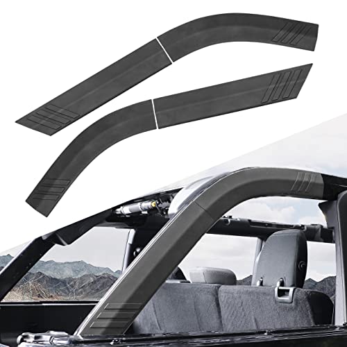 Msizoy Tpe Roll Bar Padding Full Cover Protector Kits Compatible With For Ford Bronco Accessories 2021 2022 2023 4-Door Soft Top D-Pillar Edge Protection Guard Prevent Scratching Paint #TOP5