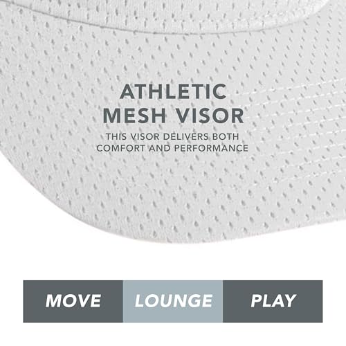 Image of Augusta Sportswear Women's Athletic Mesh Visor - Stylish Sun Hat for Golf, Running, and Outdoor Activities