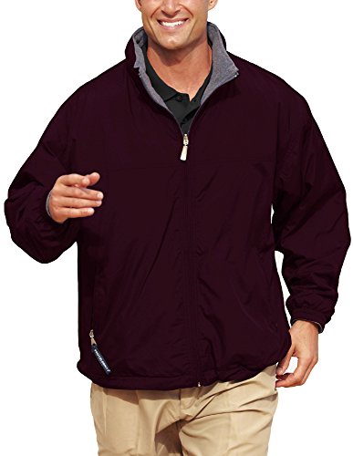 Pro Celebrity Unisex Men's Women's Mountaineer Jacket (2X-Large, Maroon & Heather Grey)