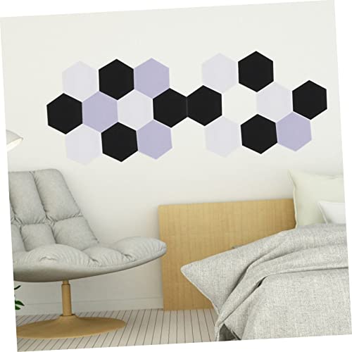 Paneles acústicos hexagonales 12 piezas material de alta densidad para absorción de sonido para aislamiento y reducción de ruido fácil de instalar para estudios y habitaciones miniatura 3