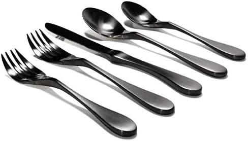 Knork Black Matte Titanium Coated Stainless 20-Piece Set