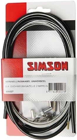 SIMSON Bicycle Parts Shift Cable Set S.A. / Gazelle tweat, Clear