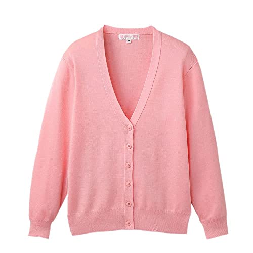 抗ピルレギュラー丈カーディガン 洗える 毛玉になりにくい レディース ウール混 看護 介護 事務 オフィス ...