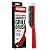 Chef Master 90044 Grill Brush | Handheld Small Grill Cleaning Brush | 2 in 1 | Wire Bristles | Scraper Head | Comfortable Handle | Heavy Duty Plastic Construction