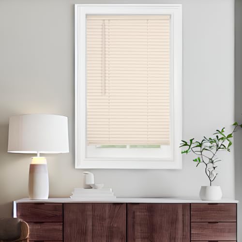 Lotus & Windoware RLX3154AL 1 Inch Premium Vinyl Blind, Room Darkening, Cordless, 31 Inch Wide X 54 Inch Long, Alabaster thumb #4