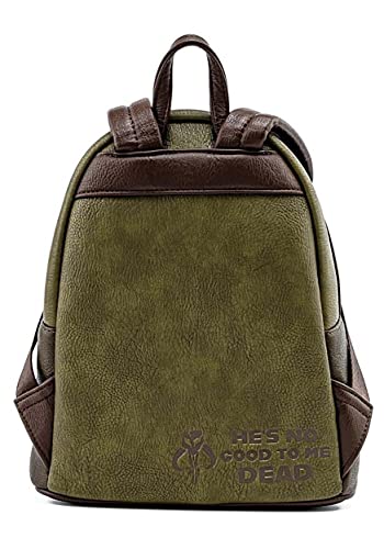 Loungefly Star Wars Boba Fett No Good To Me Dead Cosplay Womens Double Strap Shoulder Bag Purse2