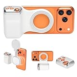 Magnetic Phone Camera Grip,Smartphone Shooting Holder, Selfie Handle Fun Shot Magnetic Grip for iPhone & Android with Wireless Shutter Button, Creator Kit for TikTok/Selfies/Photography/Video