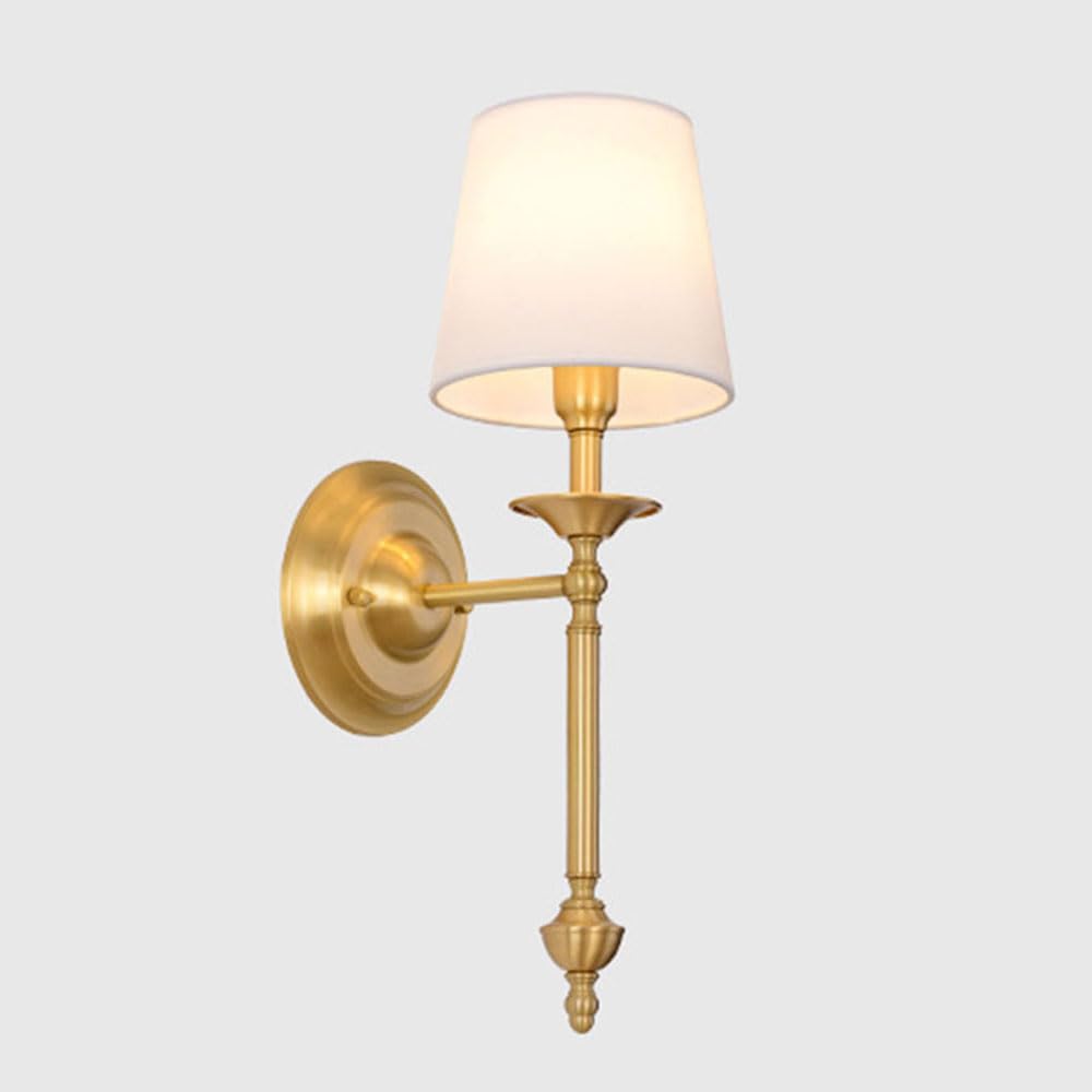 CONERY Fabric Lampshade Wall Lamp Soft Light Eye Health Wall Mounted Lights Modern Minimalist Children Room Lighting Single And Double Head Wall Sconce Bedside Living Room Entryway Wall Night Decor Li