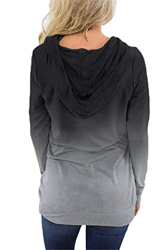 onlypuff Womens Hoodie Sweatshirts Casual Tunic Tops Long Sleeve Hoody with Kangaroo Pockets - Image 5