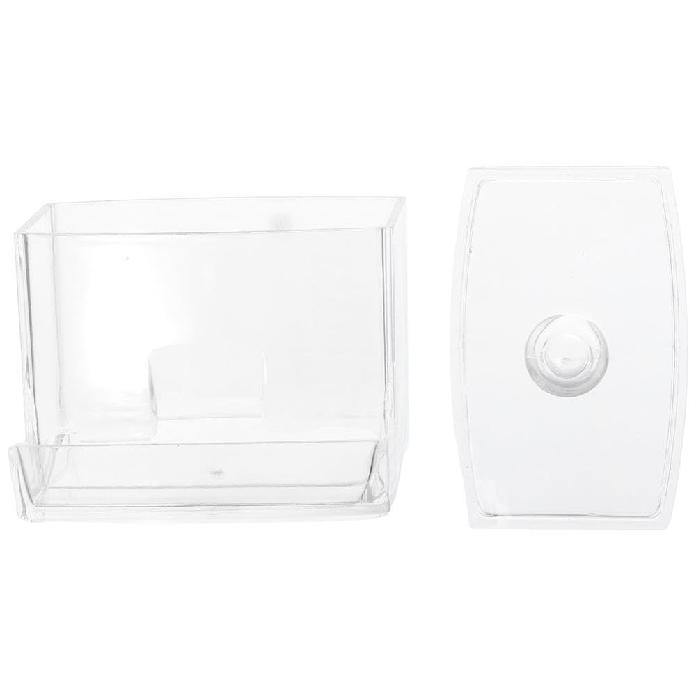 Risedot Transparent Paper Clip Holders Plastic Box, Toothpick Storage Case, for Desk Accessories Organizer (Paper Clips Not Included) - Image 4