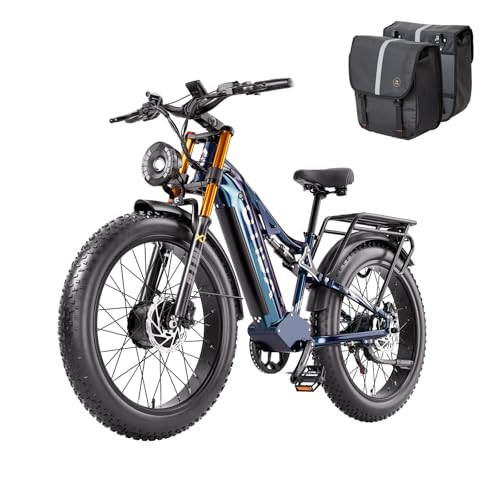 OTIDA 6000W Dual Motor Full Suspension Ebike