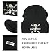 Bioworld One Piece (Animated) Zoro Jolly Roger and Woven Label Acrylic Knit Standard Cuff Beanie
