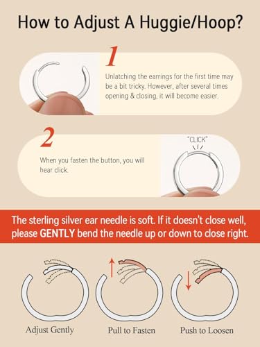 FaithHeart Sterling Silver Hoop Earrings for Women, Hypoallergenic Huggie Hoop Earrings Lightweight Small Cartilage Earrings Hoop Earring Dainty Everyday Earrings 6/8/10/12/14/15/16/18/20mm4