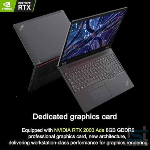 Image of Lenovo ThinkPad P16 Mobile Workstation Laptop (16 inch UHD+ 4K+, NVIDIA RTX 2000 Ada 8GB, Intel Core i7-14700HX, 32GB DDR5, 1TB SSD) for Engineer, Designer, Architect, Fingerprint, IR Webcam, Win 11 Pro