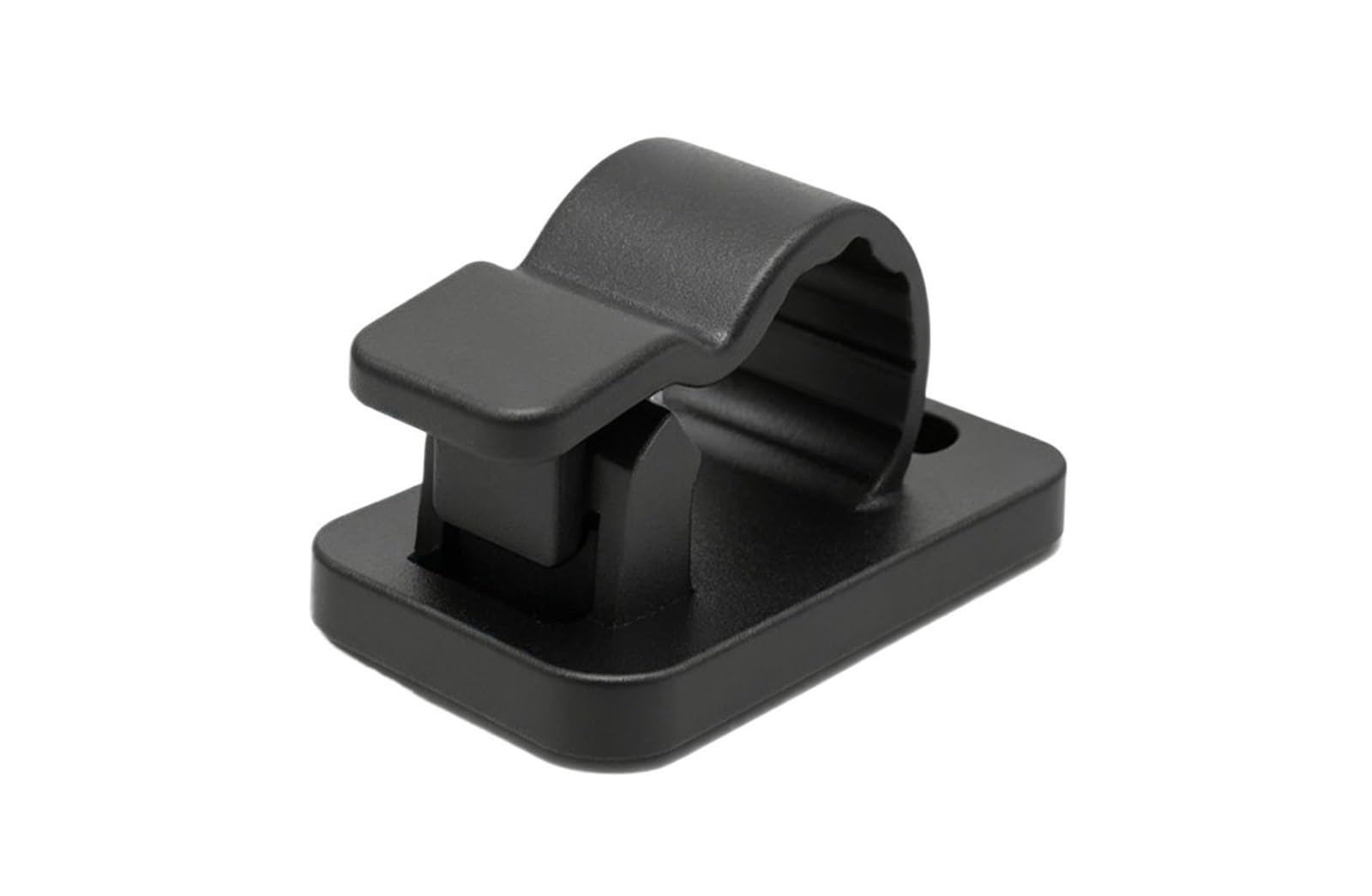 Dpnentv 20Pcs-Black Self-Adhesive Bobbin Wire Clips Desktop Wall Data Line Fixed Management