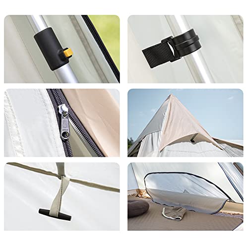 Carpa tipi doble capa para camping y senderismo miniatura 6