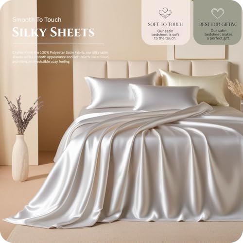 Image of Filbert Premium Satin Pillow Covers | Silky Satin Nights Where Comfort Meets Glamour | Best Gifting Collection - 18 inchx28 inch Inch - Copper