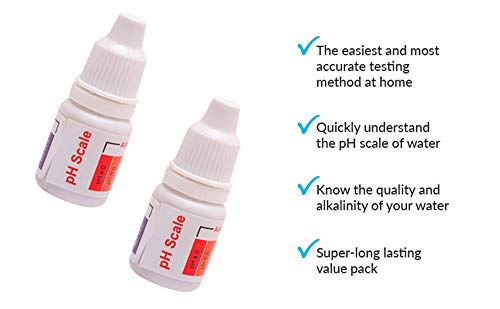 Konvio Neer pH Drop for pH Testing and Alkaline Level, for pH Water Testing with pH Color Chart, pH