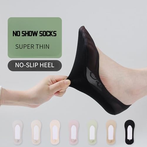 Women's No Show Socks for Flats - Non Slip Invisible Liner Socks with Grip, Breathable&Comfort for Ballet, Loafers2