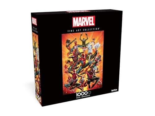 Buffalo Games – Marvel Spider-Geddon 1000 Piece Jigsaw Puzzle – Fine Art Collection Colorful Puzzle for Adults – Precision-Cut Pieces, Beautiful...