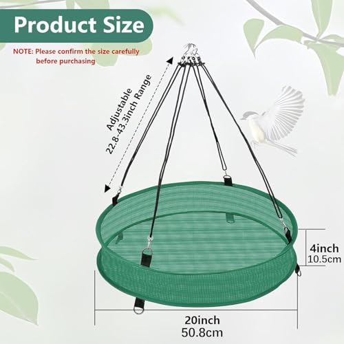 Plateau de récupération pour mangeoire à oiseaux résistant aux intempéries - 3