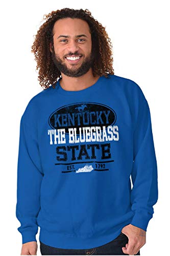 Brisco Brands Kentucky KY Bluegrass Logo Souvenir Sweatshirt for Men or Women4