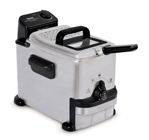 Tefal Oleoclean Compact Deep Fat Fryer 2L Oil 0.8kg Food 1600W