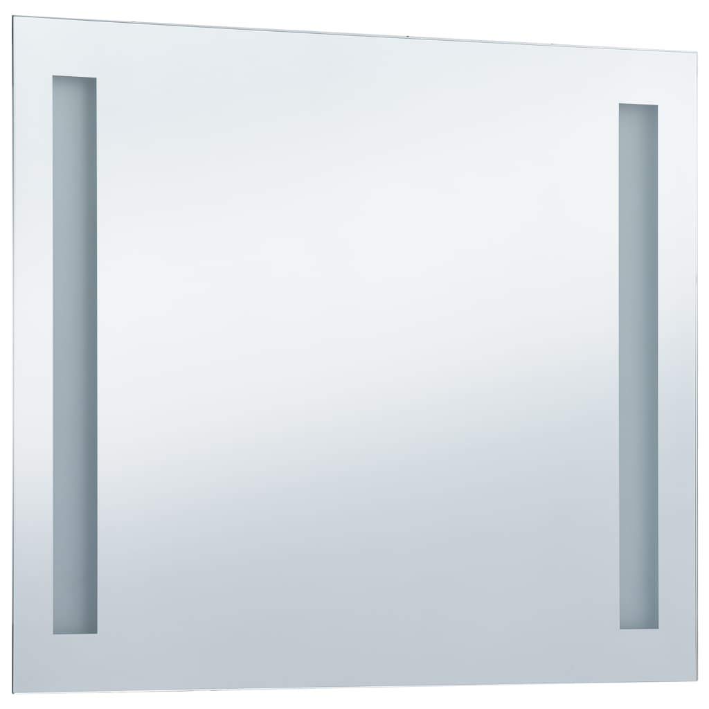 vidaXL Espejo de Pared de baño con LED 80x60 cm