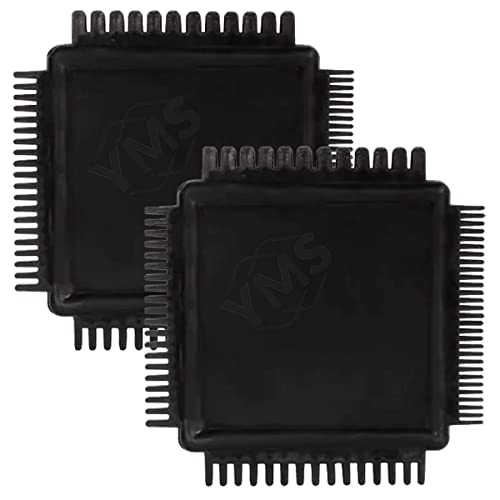 Image of YMS Special Effect Square Combing Painting Tool for Wall Decor (Black, 2pc)