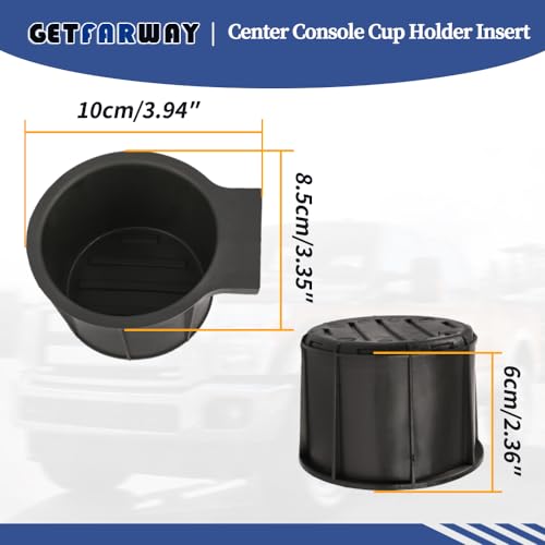 Insertos para Porta Vasos Consola Central Para Ford Super Duty miniatura 4