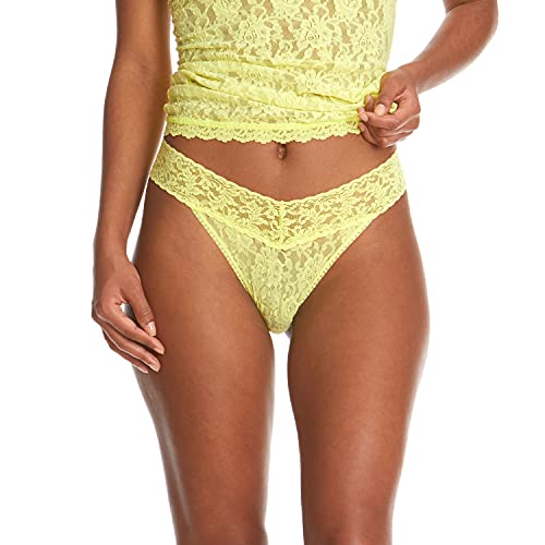 Image of hanky panky - Signature Lace Original Rise Thongs: Essentials Edition | One Size 4-14 | Lace Lingerie Underwear | 3 or 5 Pack