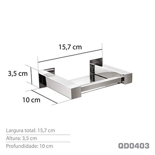 Saboneteira Inox - Kromus - QD0403