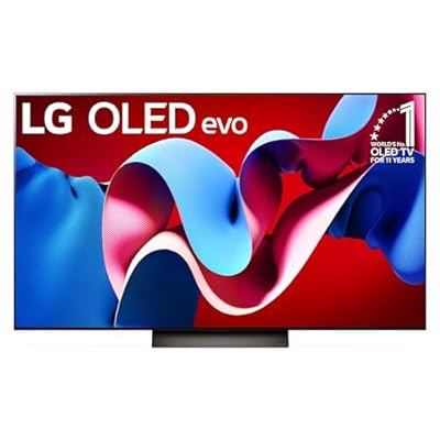 LG 77-Inch Class OLED evo C4 Series Smart TV 4K Processor Flat Screen with Magic Remote AI-Powered with Alexa Built-in (OLED77C4PUA, 2024) (Renewed)